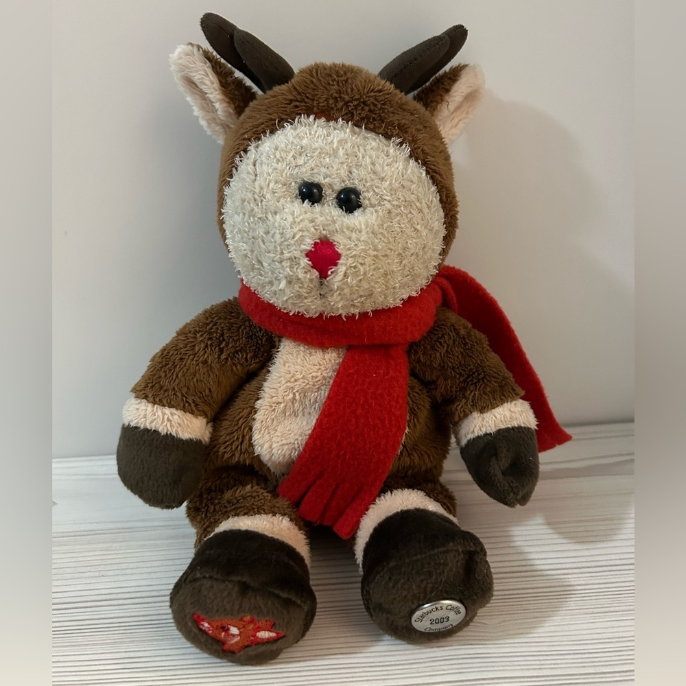 Starbucks Bearista 2003 Rudolph The Red Nosed Reindeer 28th Edition